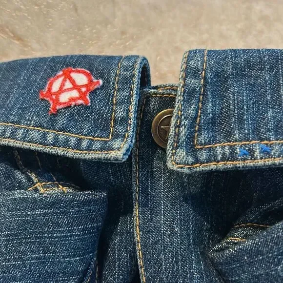 Denim Jean Jacket Size M - Picture 6 of 10